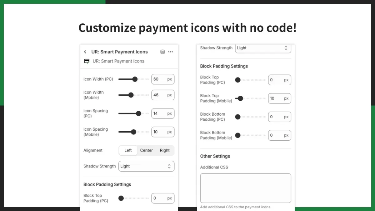 ノーコードで見た目をカスタマイズできる！