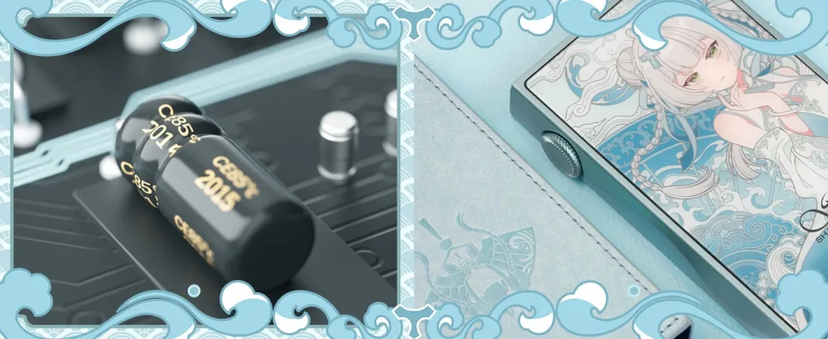 電子回路部品とポータブルオーディオデバイス