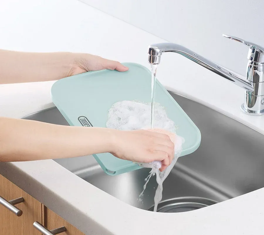 手洗いしている様子