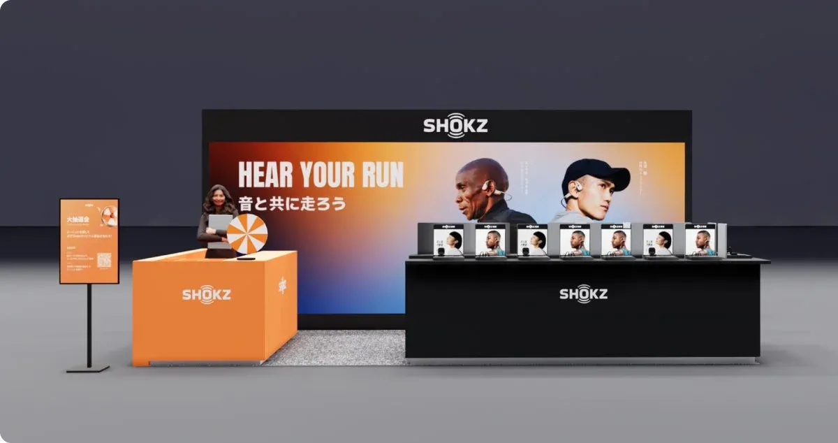 Shokz東京マラソンEXPOブース
