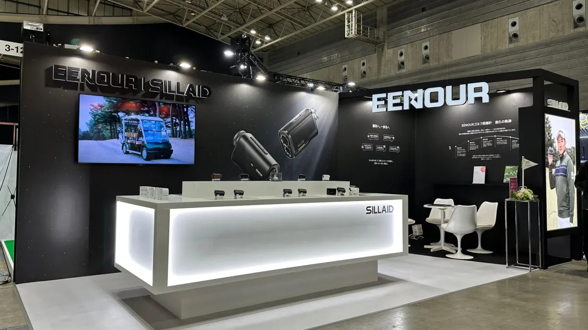 ジャパンゴルフフェアでのSILLAIDブース