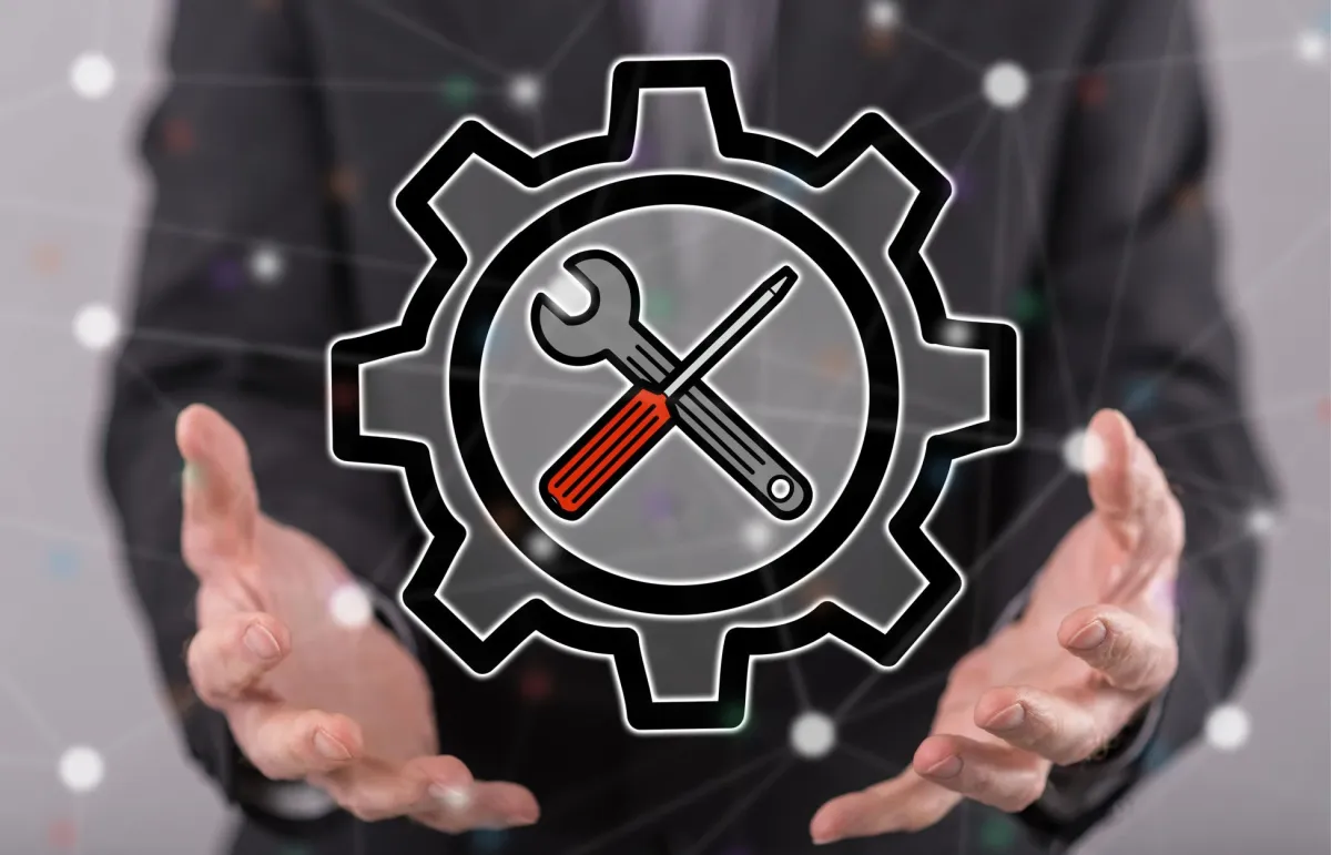 設定,ツール,サービス,メンテナンス,技術,サポート,歯車,レンチ,ドライバー,手,ビジネス,テクノロジー