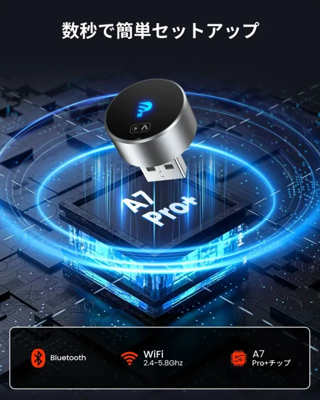 A7 Pro+チップとBluetooth/WiFi対応