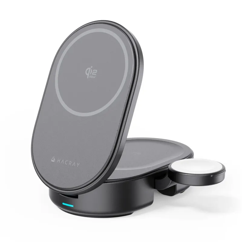 HACRAY製の3-in-1ワイヤレス充電器