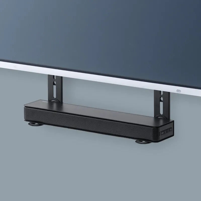 テレビ下に設置されたサウンドバー