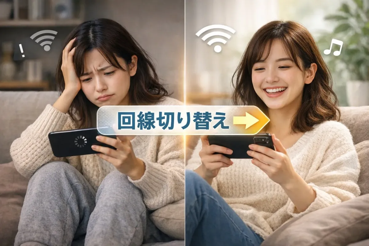 回線切り替えのイメージ