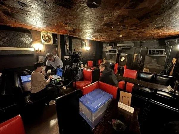 機材セッティング風景