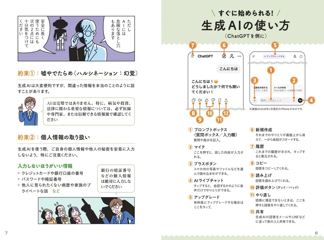 生成AIの使い方と注意点