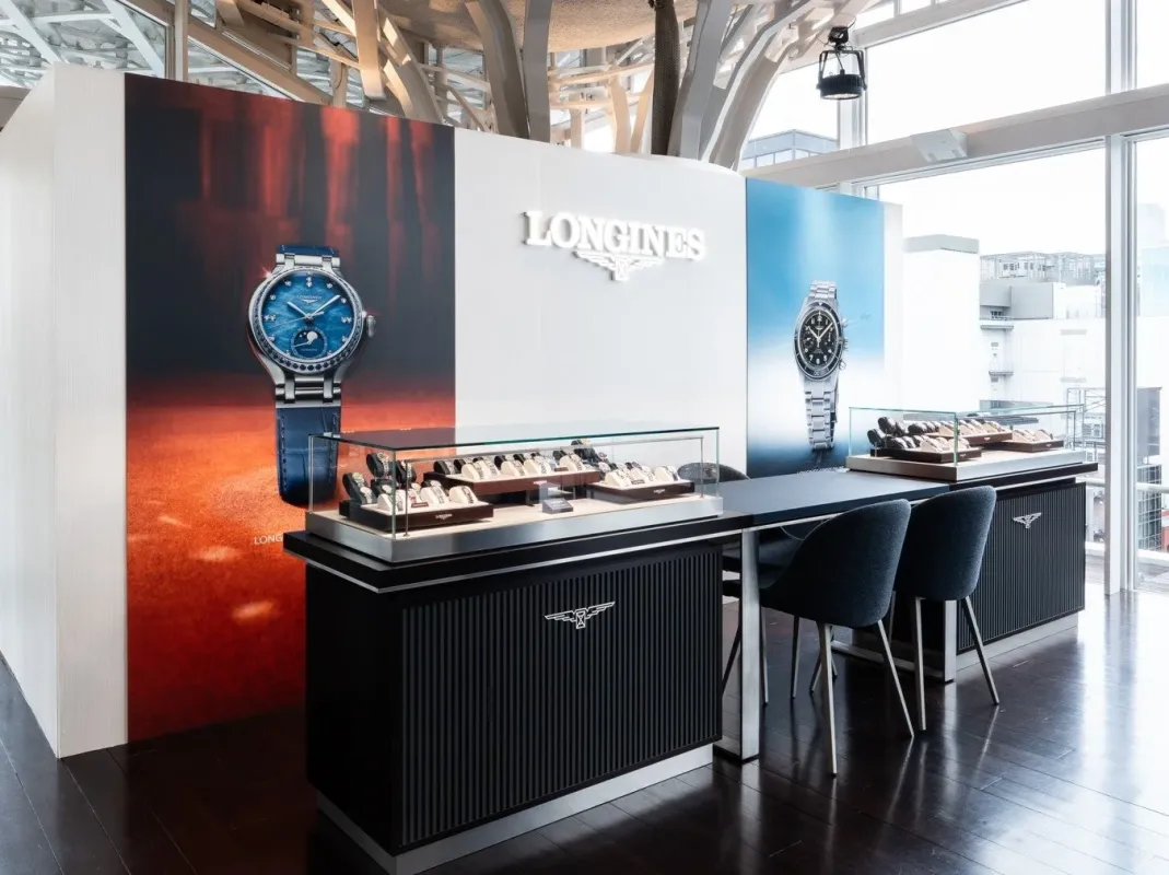 ロンジン アーカイブ展の展示