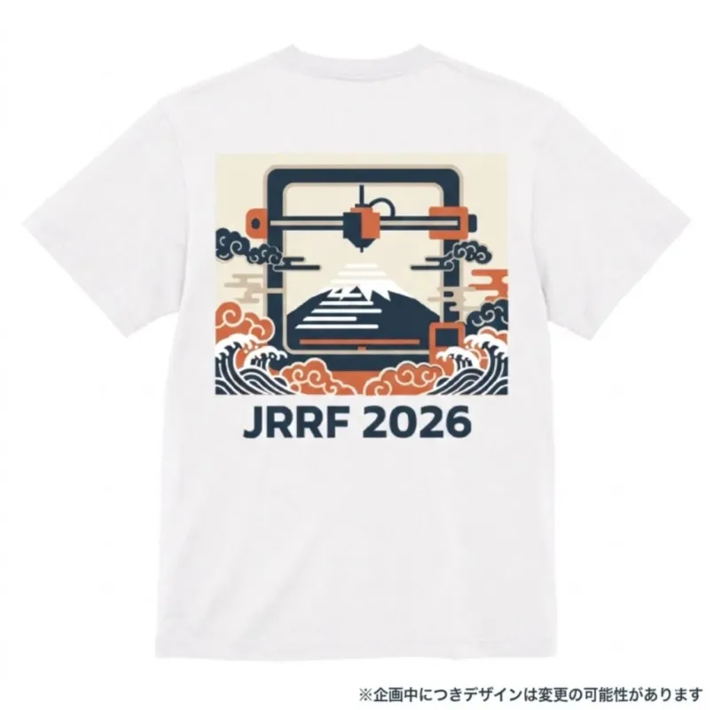 JRRF2026 Tシャツのデザイン