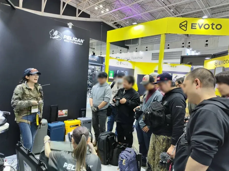 展示会ブースの様子