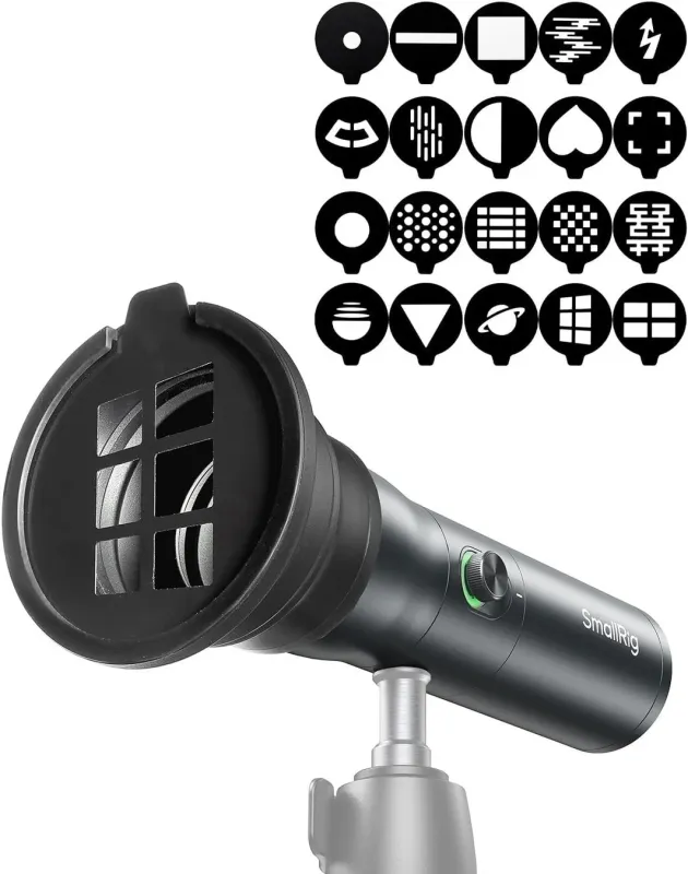 ズーム機能付き4色LED懐中電灯 RF 10C