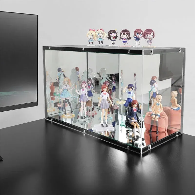 ピラーレス構造と4面ミラー