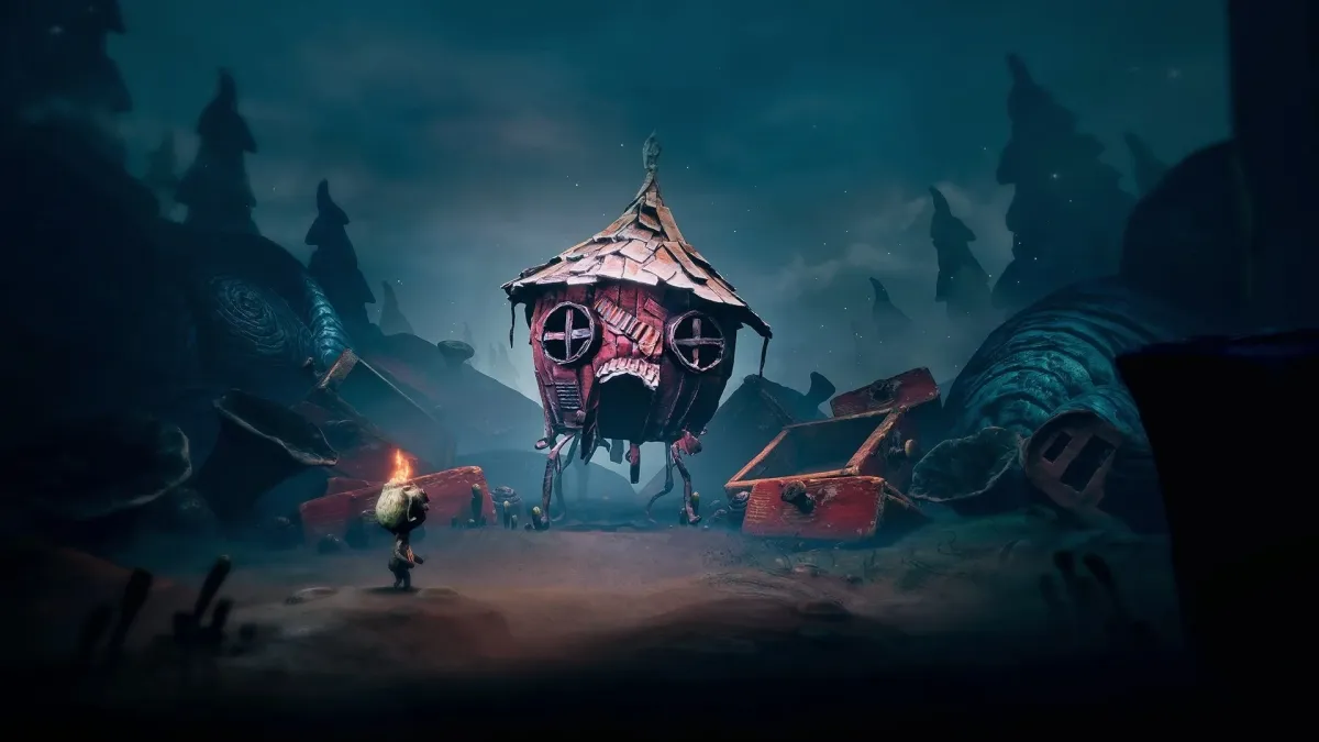 浮遊する家とクリーチャー