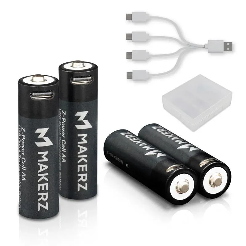 Z-Power Cell 単三形 4本セットと充電ケーブル