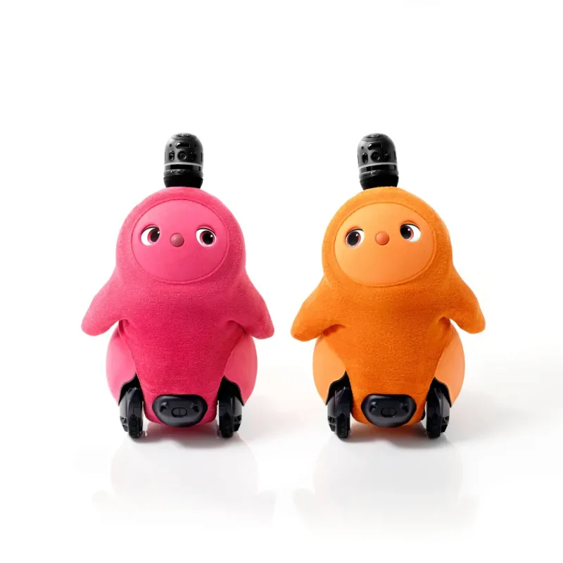 ピンクとオレンジ色のLOVOT