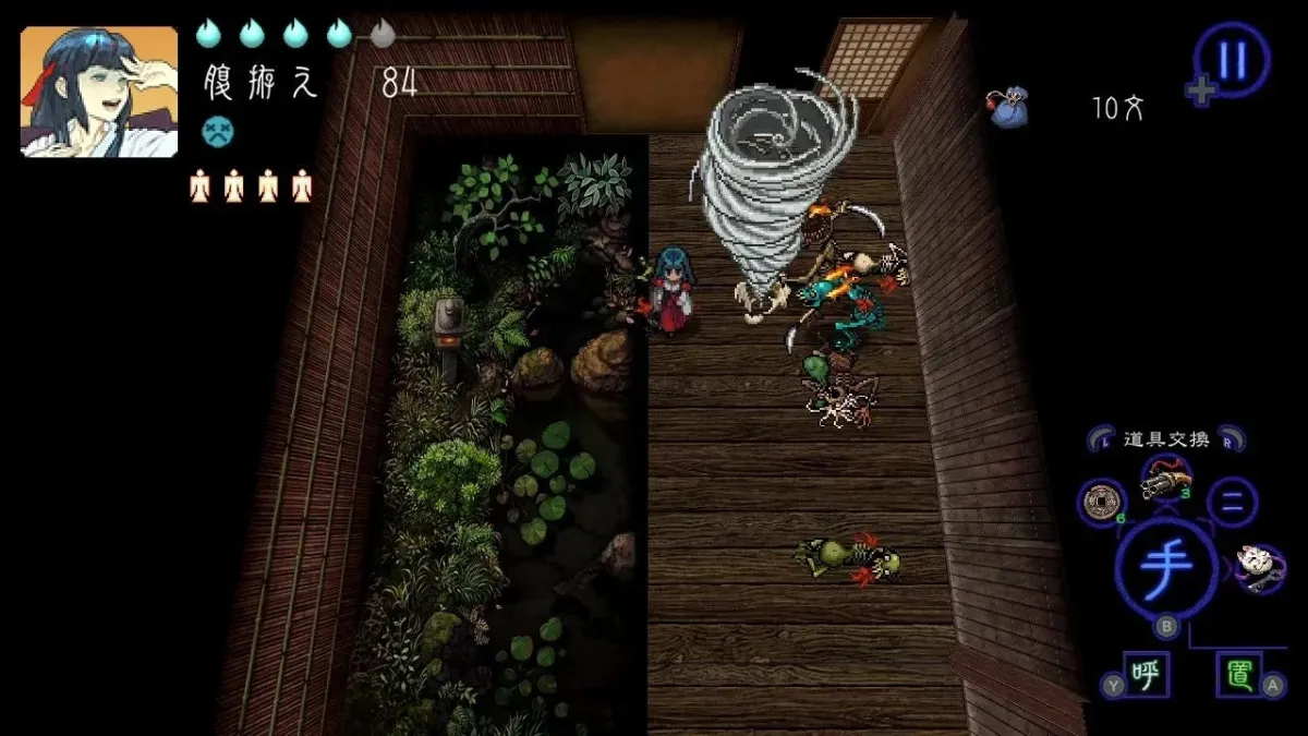 ゲームプレイ画面1