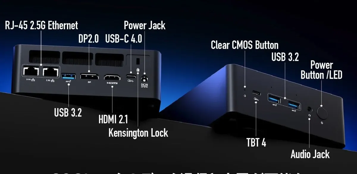 MINIX ER936の背面ポート