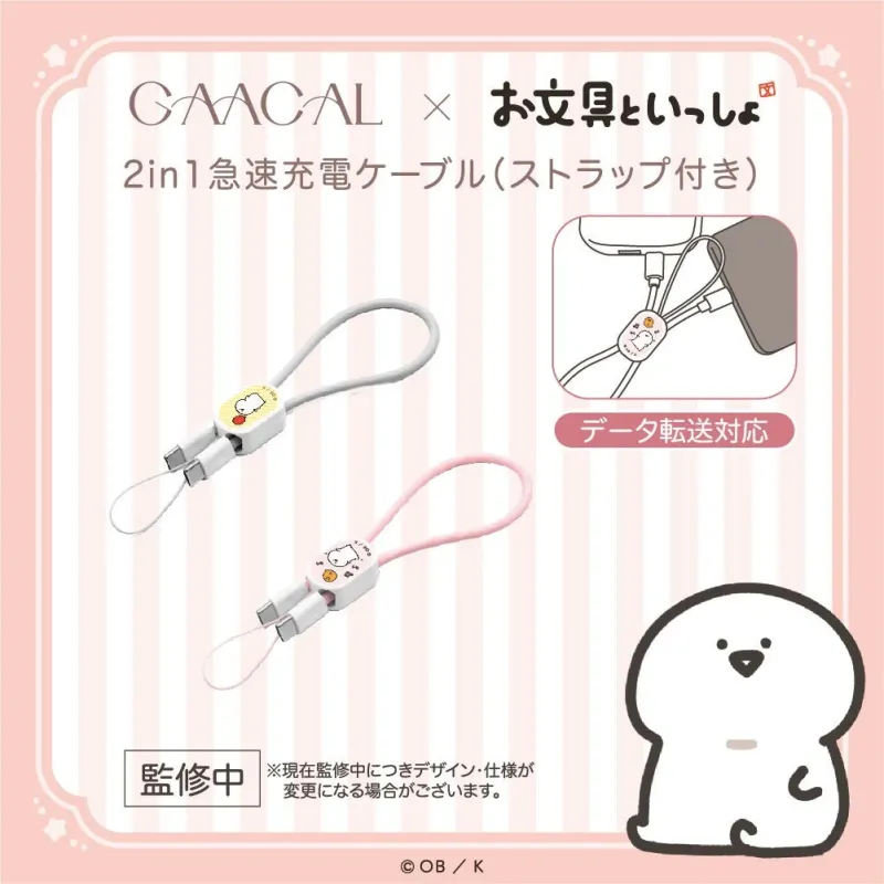 2in1急速充電ケーブル