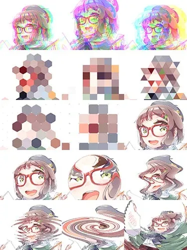 調整レイヤーフィルター