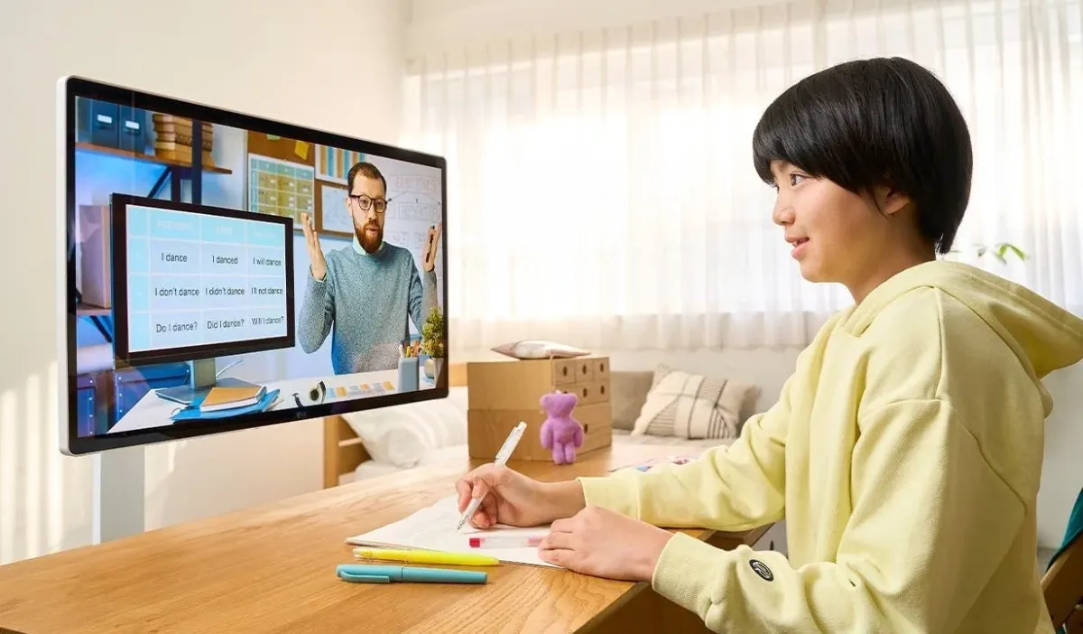 オンライン学習の様子