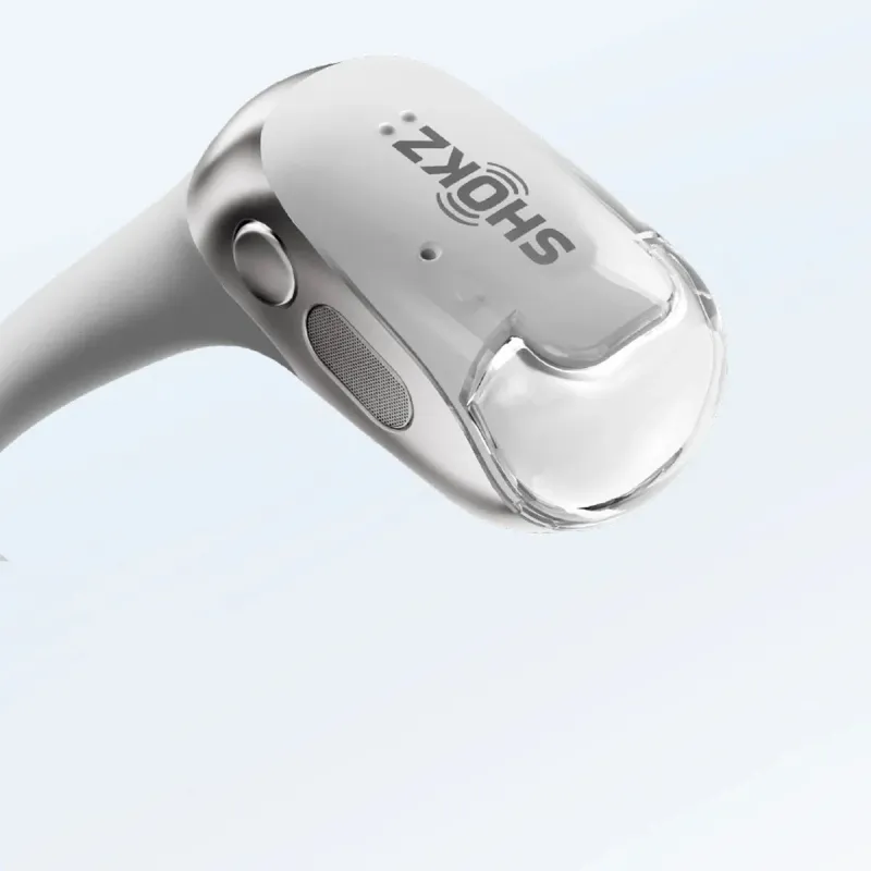 骨伝導イヤホンのクローズアップ