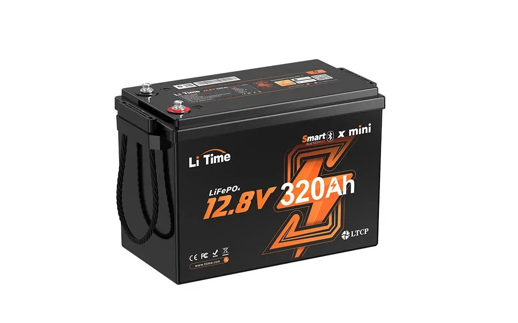 Li Time LifePO4 12.8V 320Ah Smart x mini Bluetooth 5.0 バッテリー