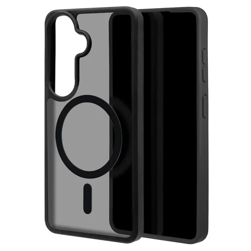 スマートフォンケース,スマホカバー,MagSafe対応,透明ケース,保護ケース,電子機器アクセサリー,ガジェット,背面ケース,黒,グレー