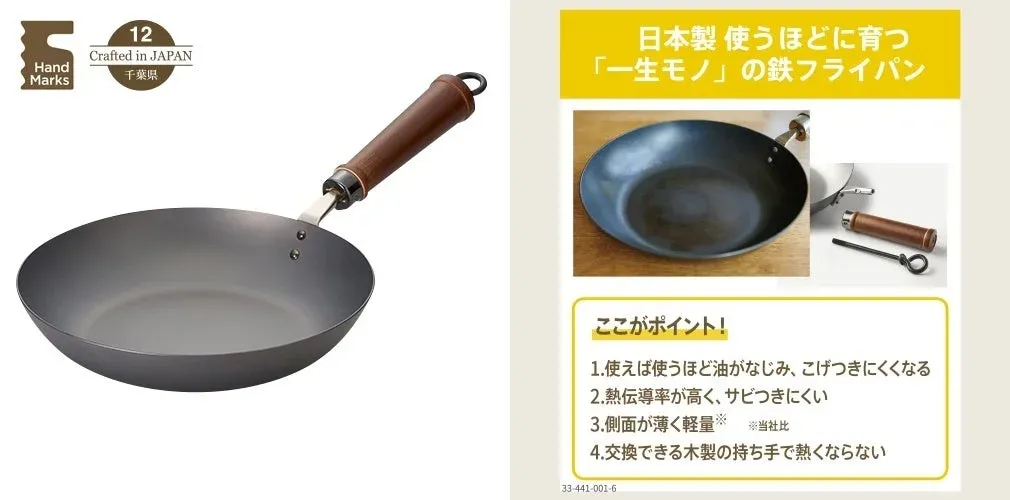 Hand Marks 使うほど育っていく一生モノの鉄フライパン