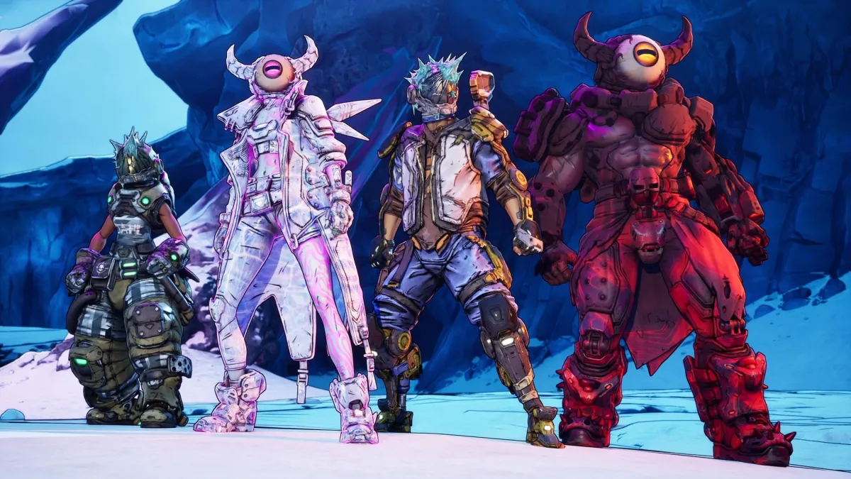 ウィスパリング・グレイシャーの風景